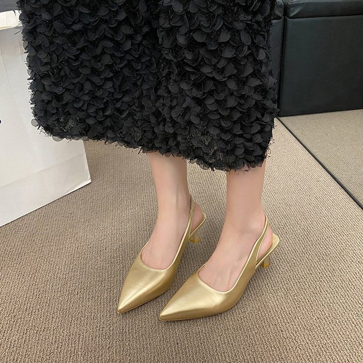 Natasha – Puntige Dameshakken met Elastische Mouw