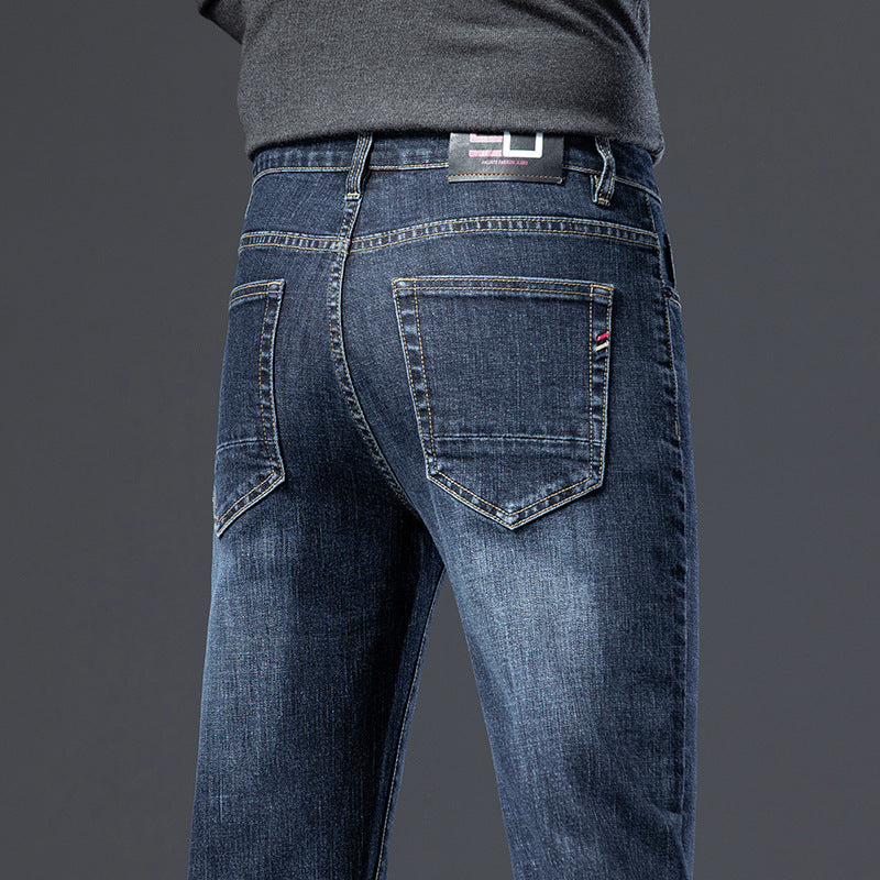 Gabriel – Rechte Slim Fit Jeans voor Mannen met Fleece Voering
