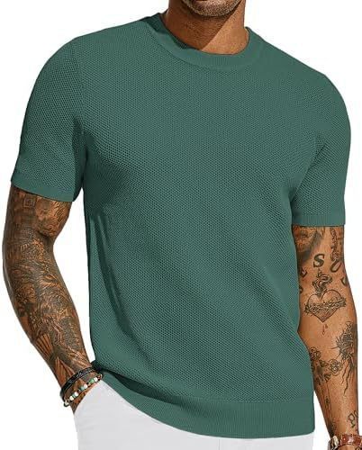 Geoffrey – Korte Mouwen Gebreide T-shirt