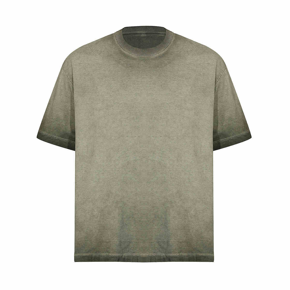 Juliet – Zwaar Gewassen Oversized Katoenen T-shirt met Korte Mouwen