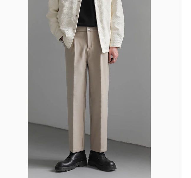 Darren – Losse Rechte Broek Koreaanse Stijl