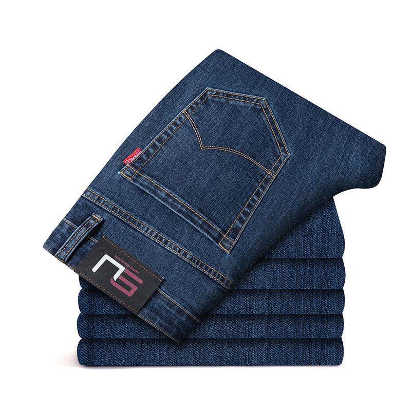 Gabriel – Rechte Slim Fit Jeans voor Mannen met Fleece Voering