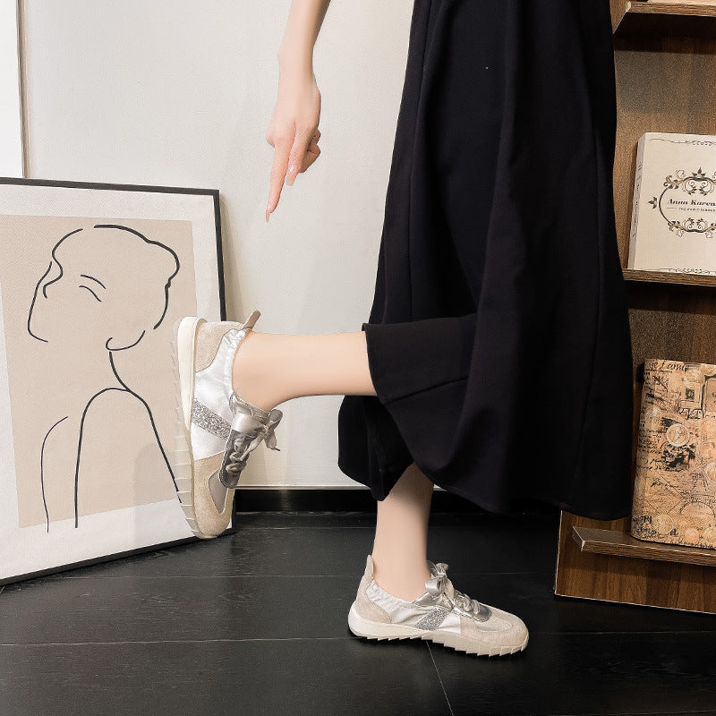 Abigail – Retro Platte Slofjes met Ademend Comfort