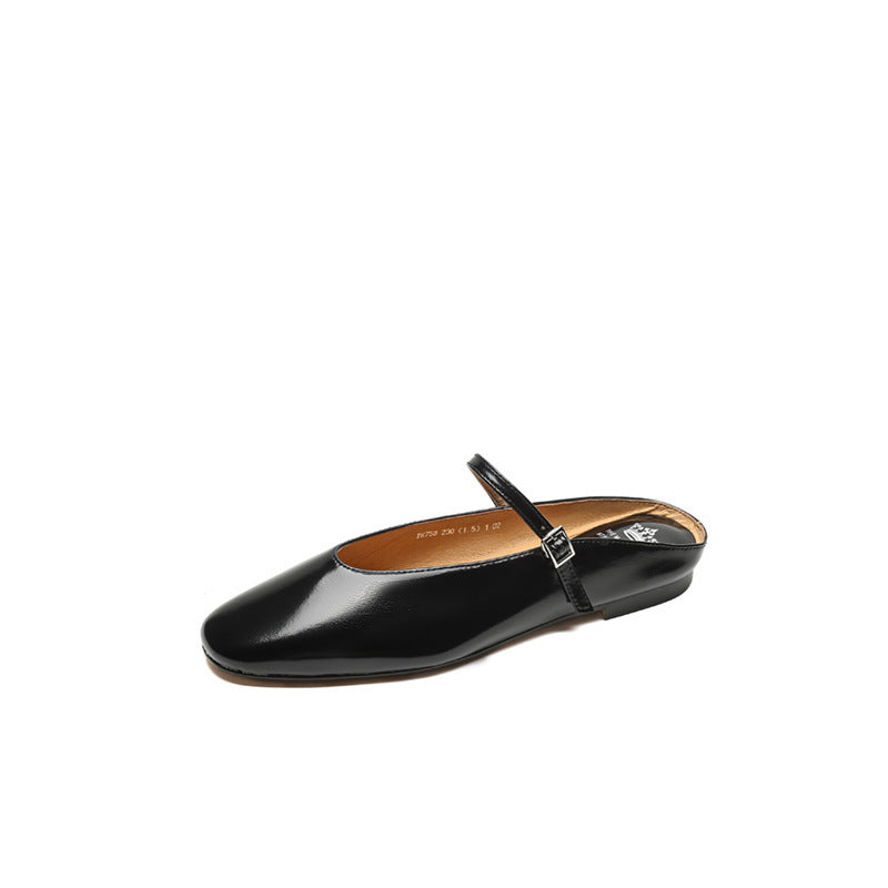 Alice – Lage Hiel Dichte Neus Half-support Slippers