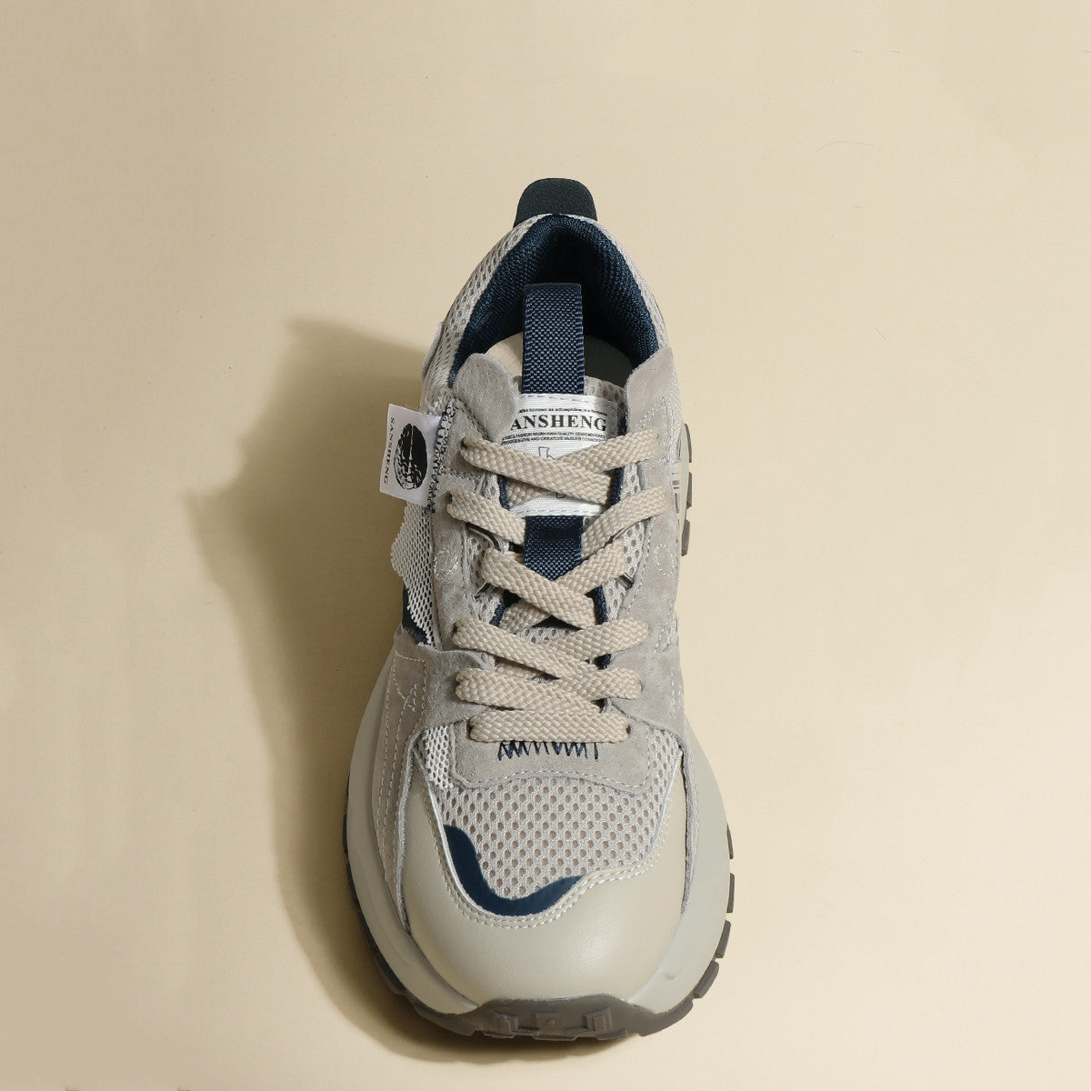 Sophia – Retro Platform Sneakers met Mesh Oppervlak