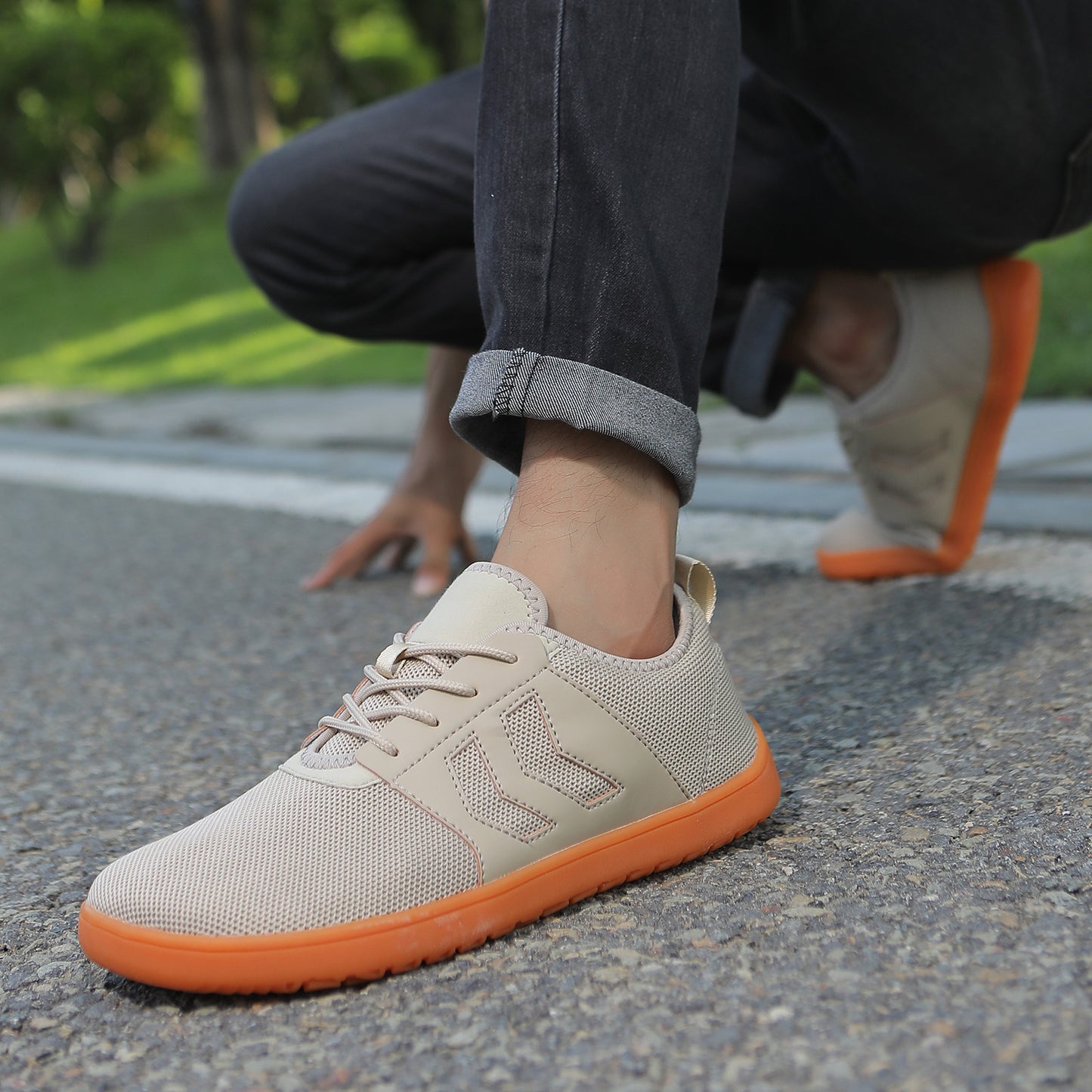 Jeremy – Brede Wandelschoenen met Ademend Vliegweefsel