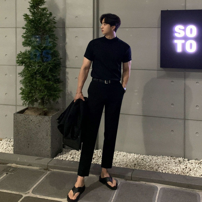 Marc – Halve Coltrui Gebreid T-shirt