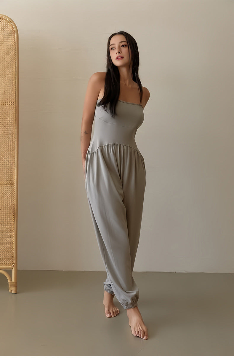 Fashion Personality Women's Fitness Sports One-piece Jumpsuit