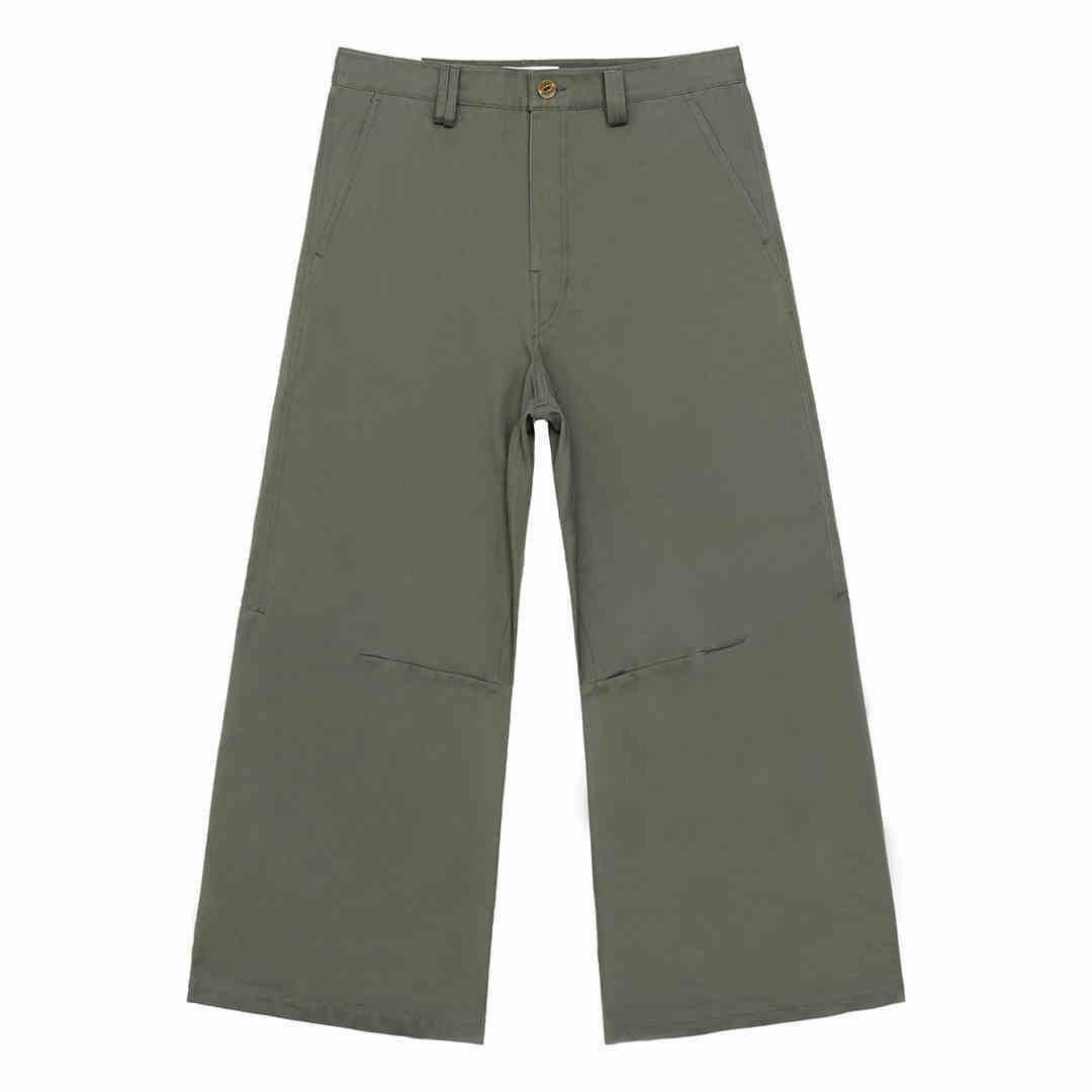 Luke – Katoenen Losse Wijde Broek met Rechte Pijp