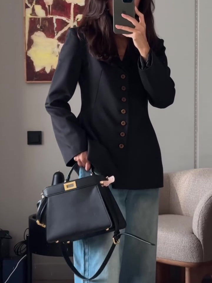 Isaac – Elegante Enkrij Blazer voor Mannen