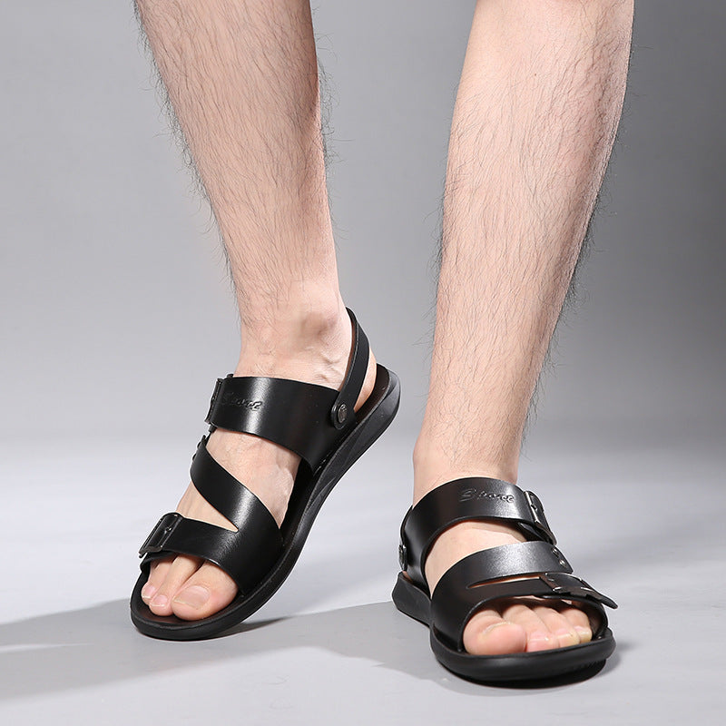 Leonard – Vegan Leren Sandalen en Slippers voor Heren