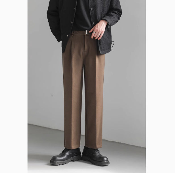 Darren – Losse Rechte Broek Koreaanse Stijl