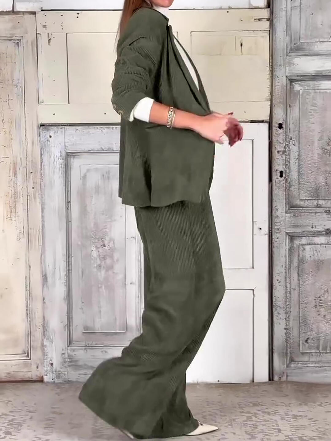 Jay – Corduroy Blazer en Broek Set voor Heren