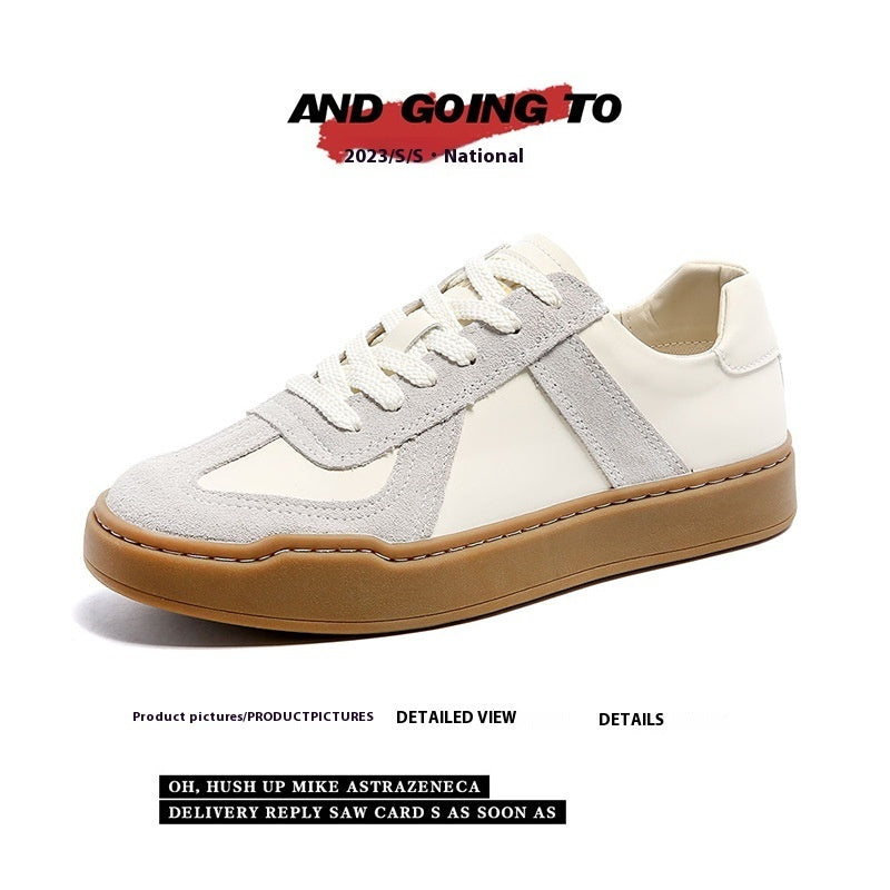 Terry – Witte Trainingsschoenen voor Heren in Populaire Japanse Stijl