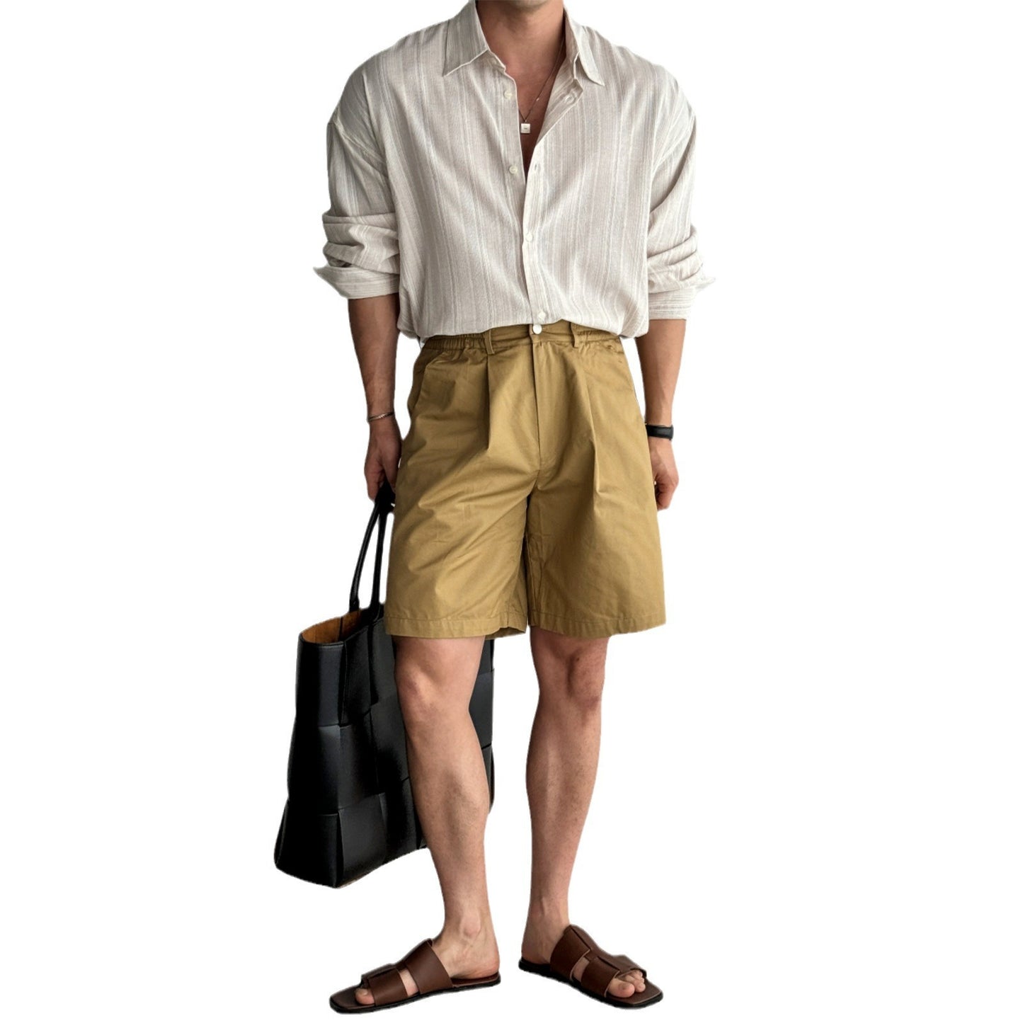 Martin – Gestreept Overhemd voor Mannen, Strijkvrij