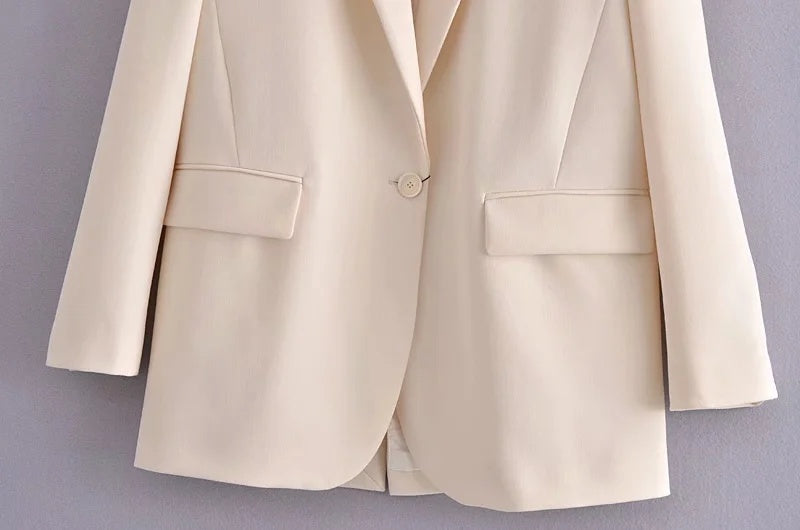 Margaret – Flap Pocket Eendelige Blazer