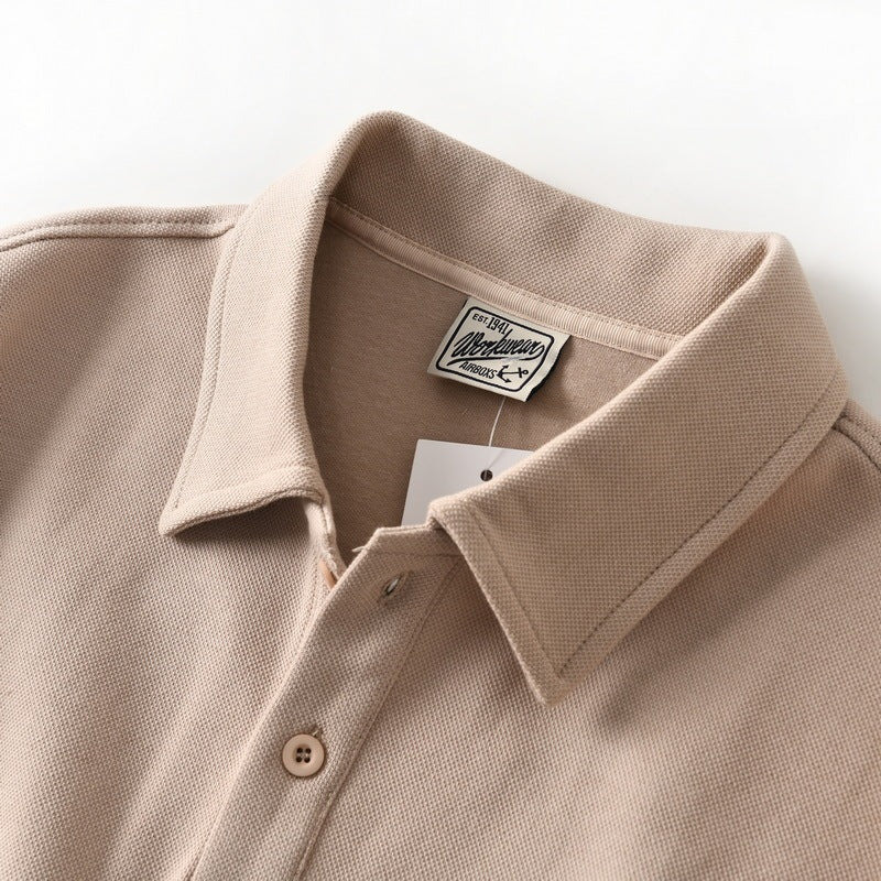 Simon – Losse Casual Polo van Katoen voor Mannen