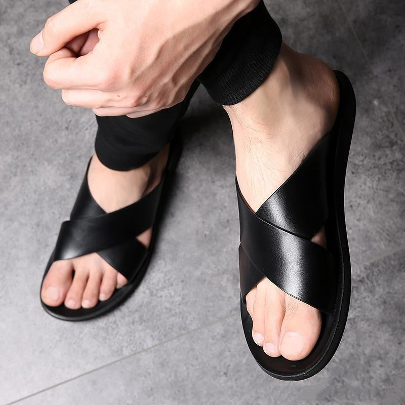 Joel – Antislip Sandalen van Vegan Leer