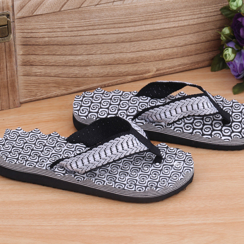 Denis – Slippers met Spiralvormig Patroon en Antislip EVA Zool