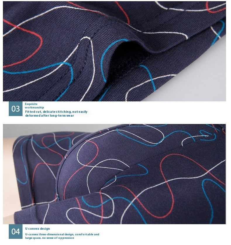 Cameron – Ademend Korte Broek met Print voor Heren