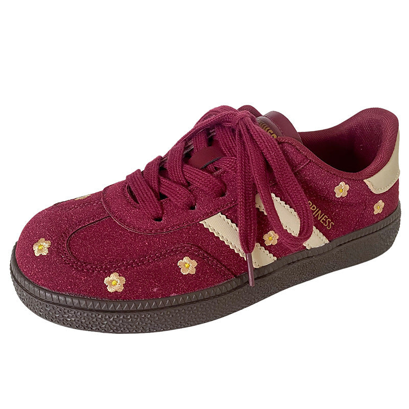 Jasmine – Platte Dames Sneakers met Veters