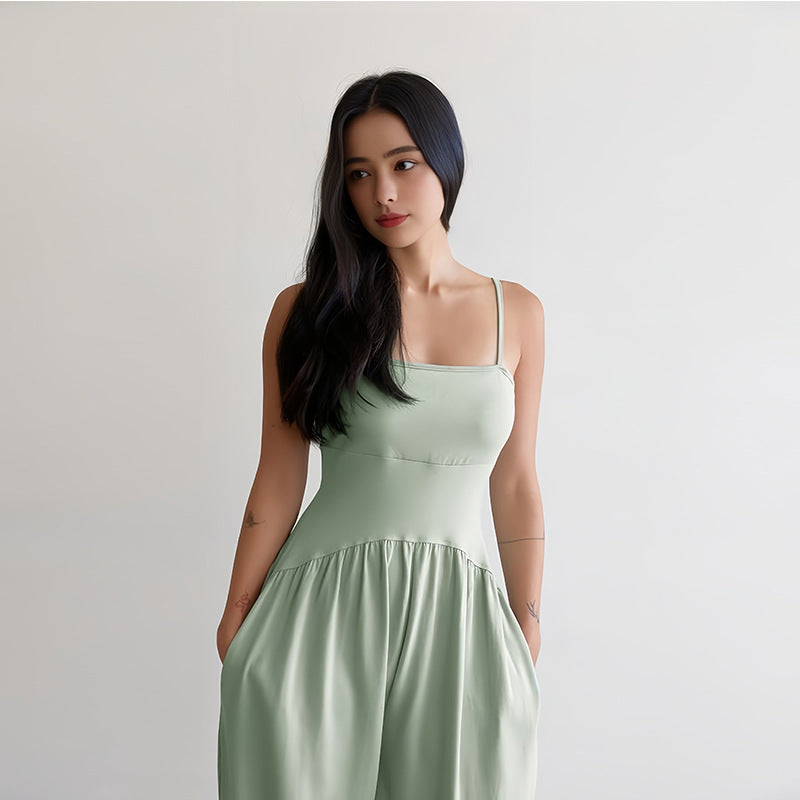 Fashion Personality Women's Fitness Sports One-piece Jumpsuit