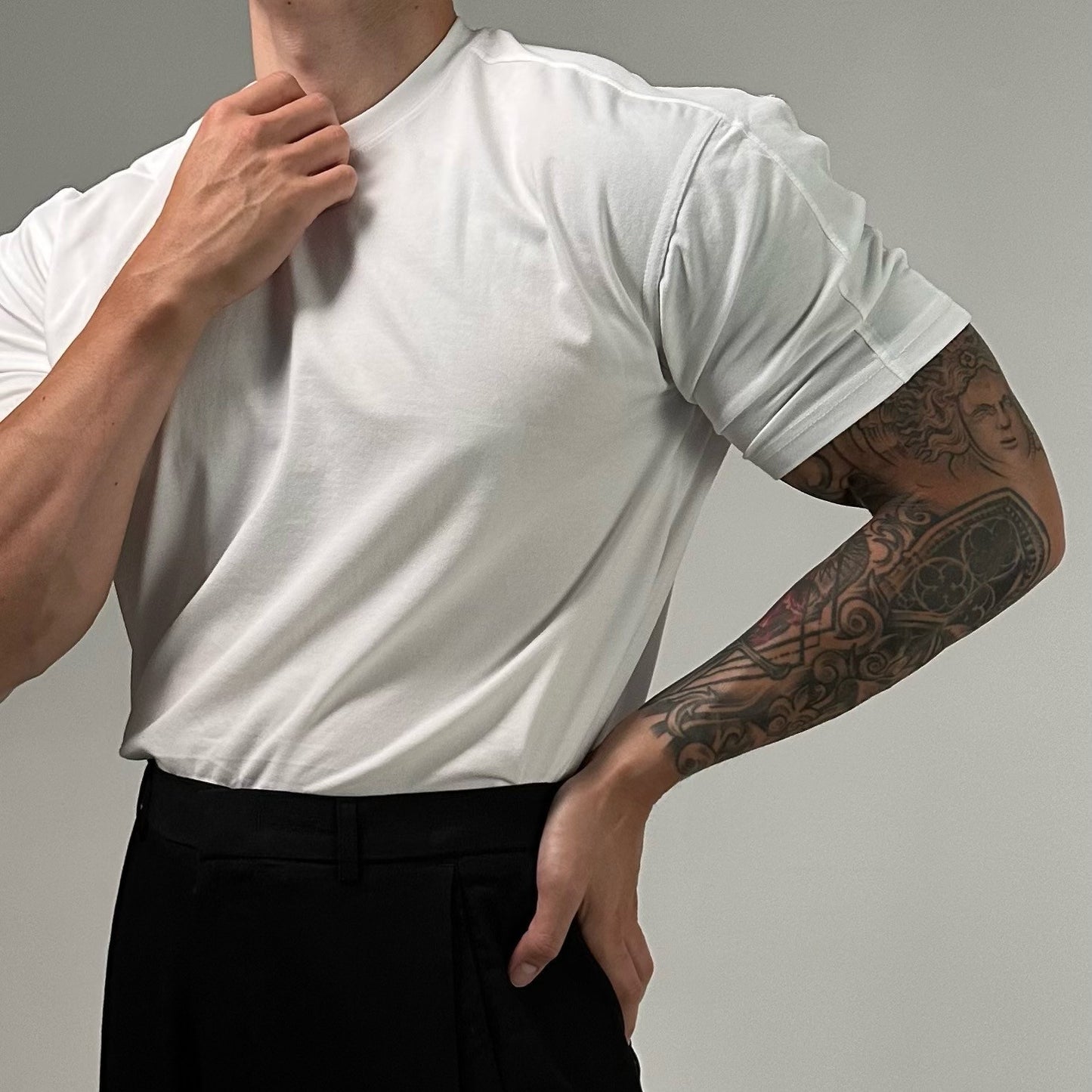 Steve – Retro Sportieve Korte Mouw Heren Zomer