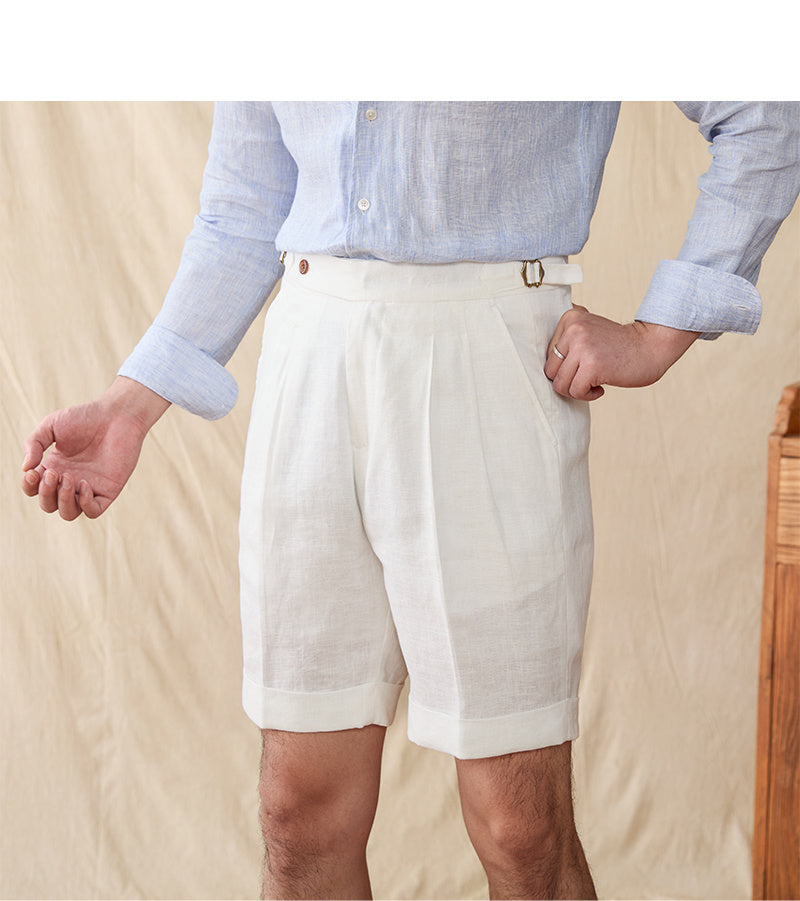 Grant – Ademend Linnen Korte Broek