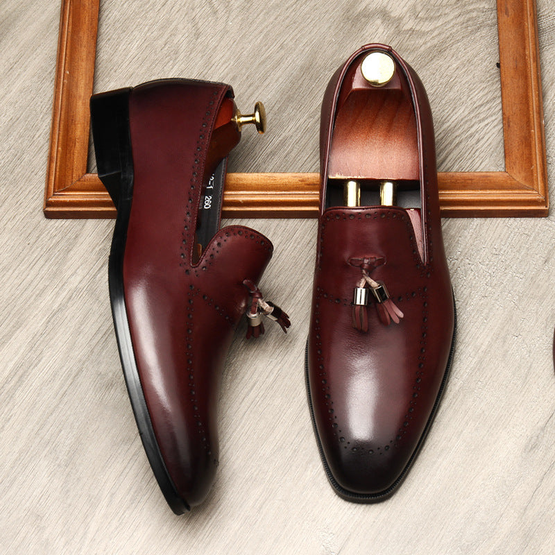 Ernest – Atmosferische Vegan Leren Huwelijksschoenen