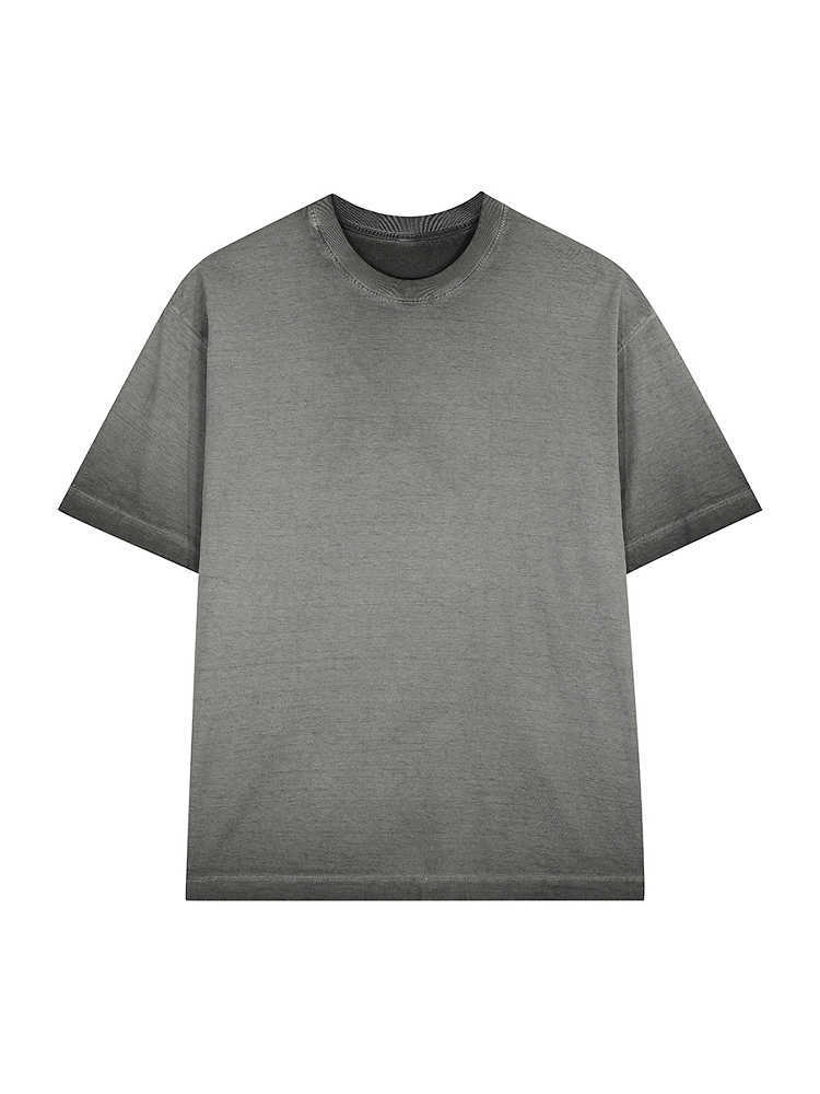 Juliet – Zwaar Gewassen Oversized Katoenen T-shirt met Korte Mouwen