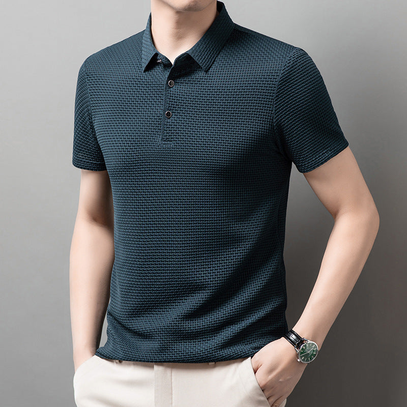 Julian – Korte Mouw Casual Polo Shirt voor Mannen