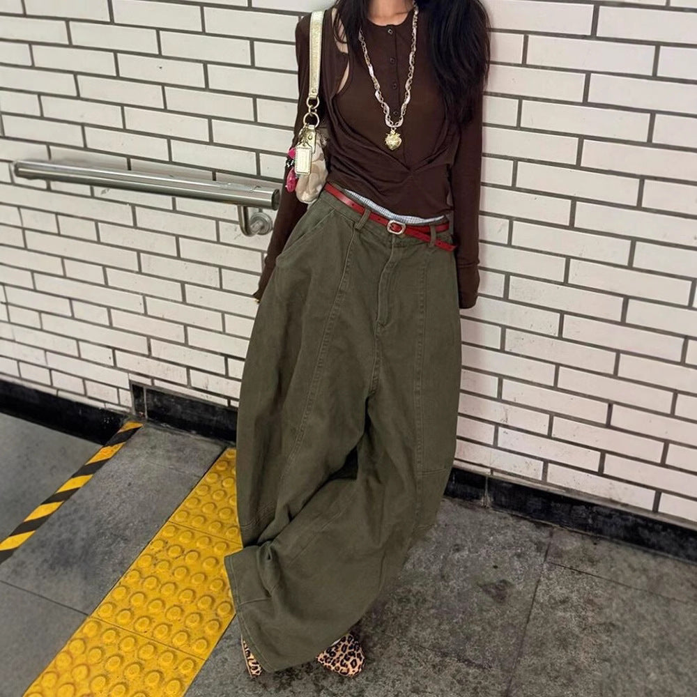 Sophie – Retro Gewassen Korridorvormige Machete Jeans