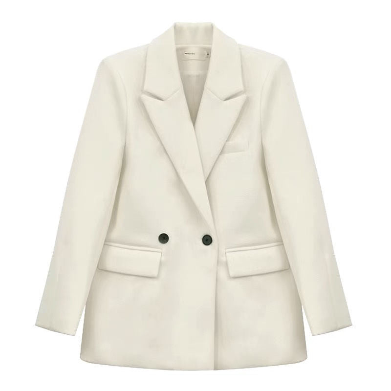 Brenda – Cocoon-vormige Hepburn Stijl Wol Blazer