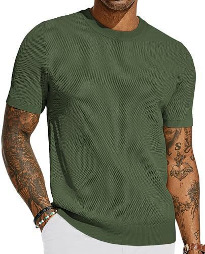 Geoffrey – Korte Mouwen Gebreide T-shirt