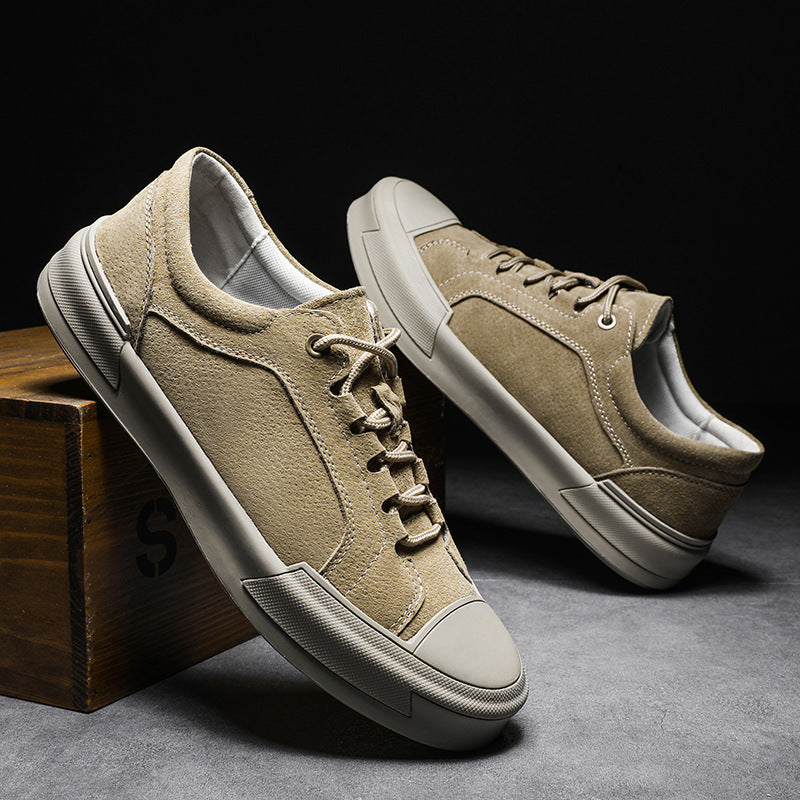 Peter – Modieuze Retro Lage Sneakers van Premium Vegan Suède
