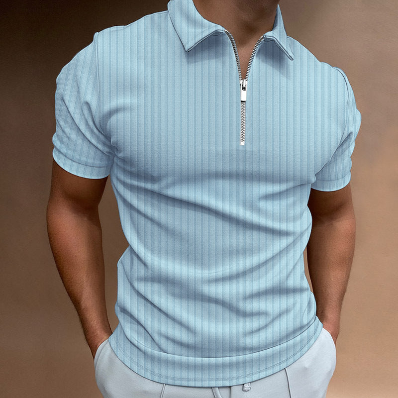 Roy – Poloshirt met Ritsstrepen