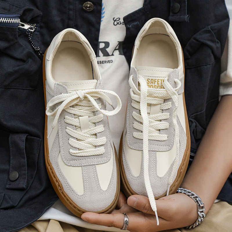 Terry – Witte Trainingsschoenen voor Heren in Populaire Japanse Stijl