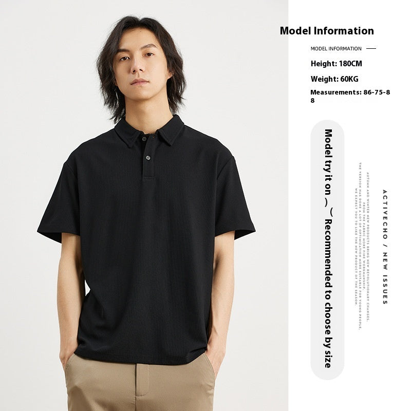 Donald – Eenvoudig Poloshirt met Korte Mouwen