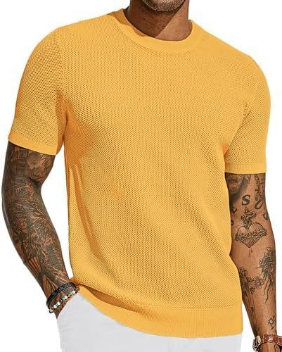 Geoffrey – Korte Mouwen Gebreide T-shirt