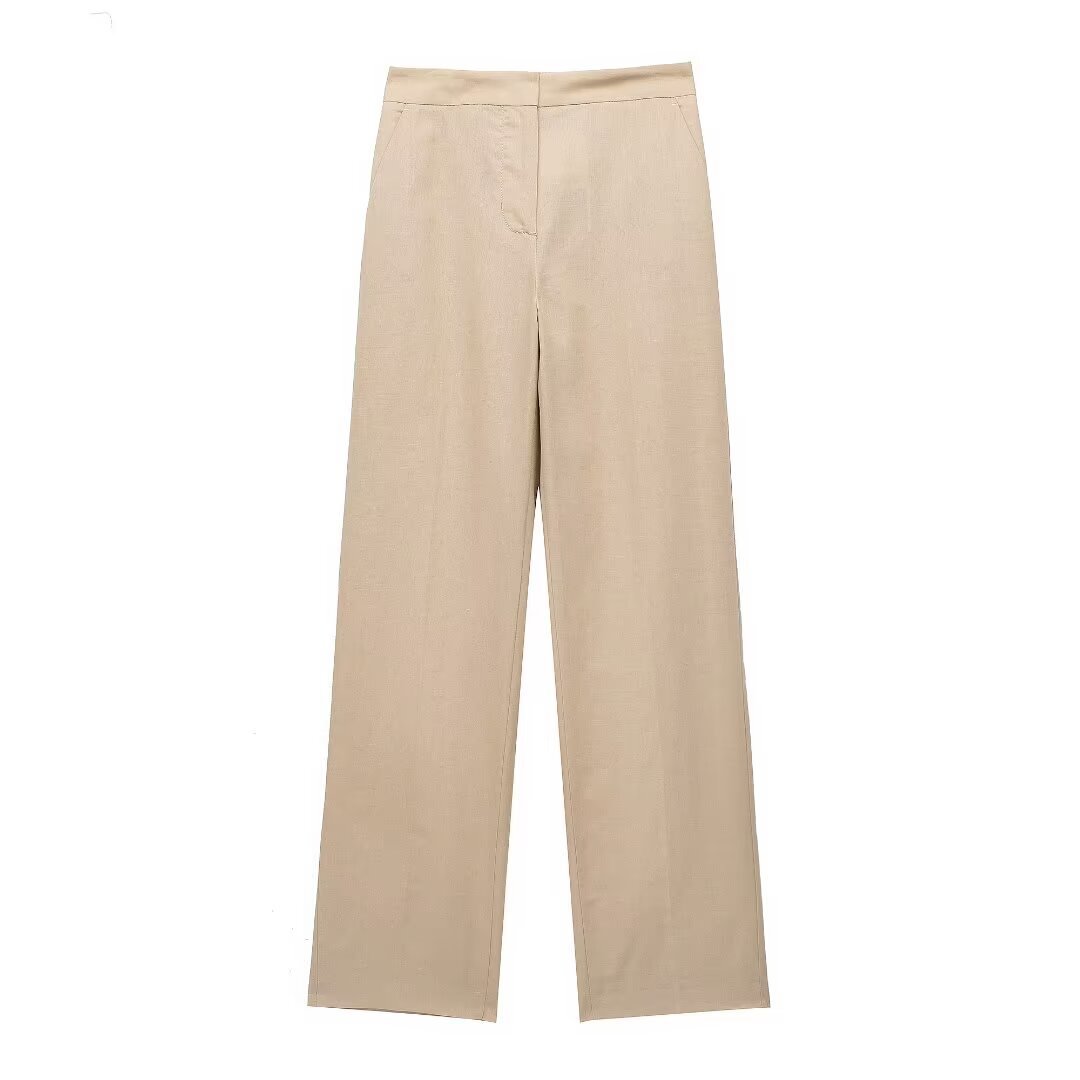 Julie – Linnen Dubbelzijdige Blazer Pak