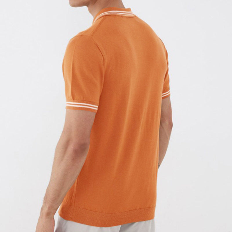 Ted – Effen Gebreide Herentrui Polo