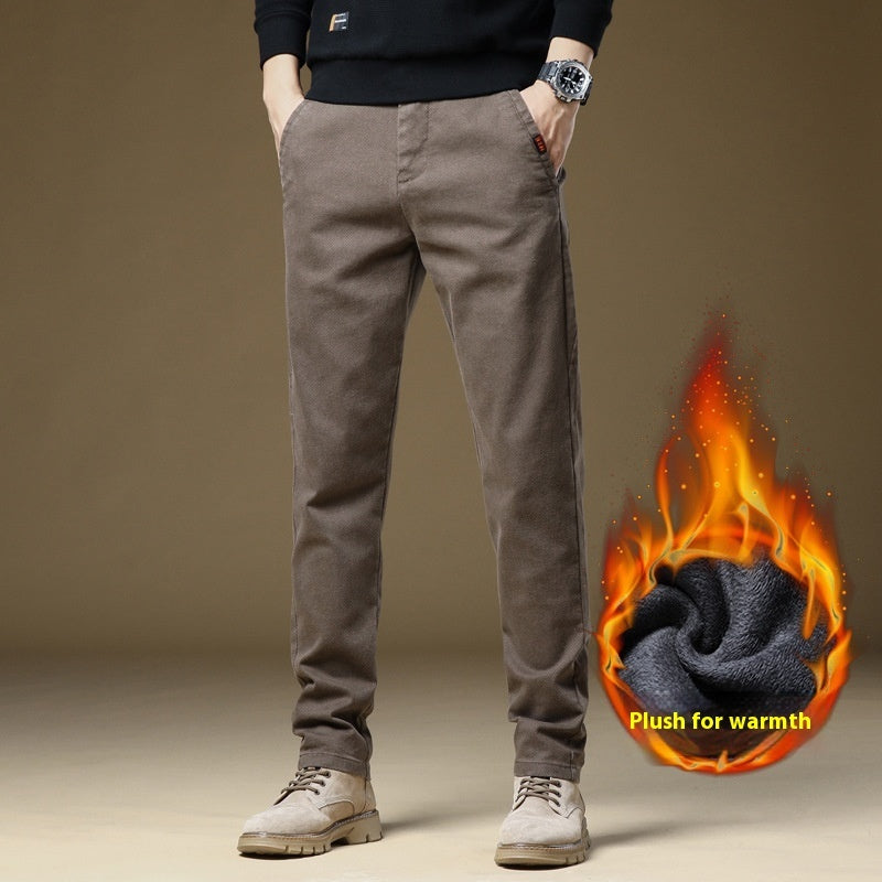 Matthew – Casuale Broek Met Fleecevoering Voor De Winter