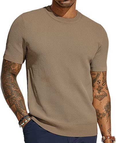 Geoffrey – Korte Mouwen Gebreide T-shirt