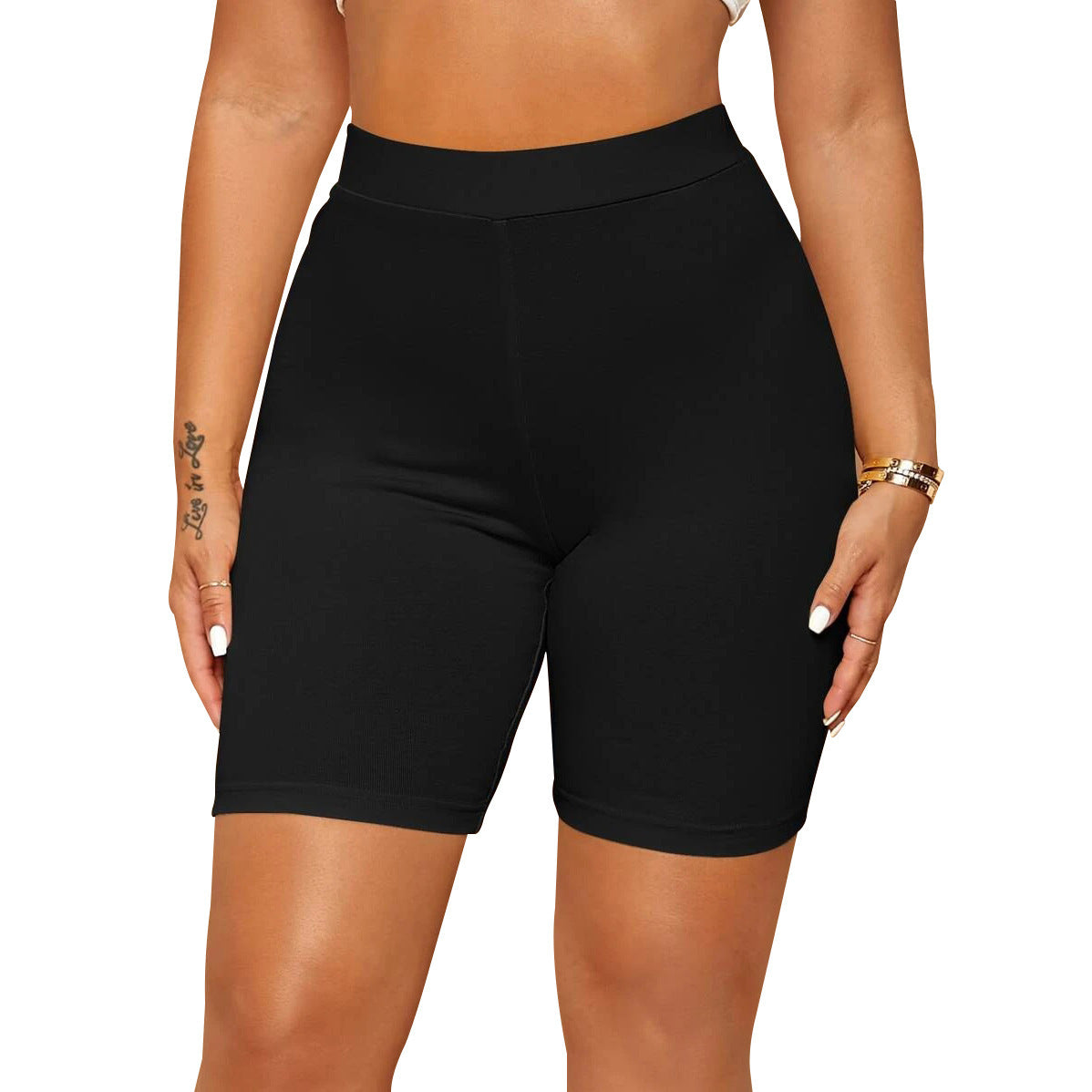 Jade – Strakke Hoge Taille Korte Broek voor Dames