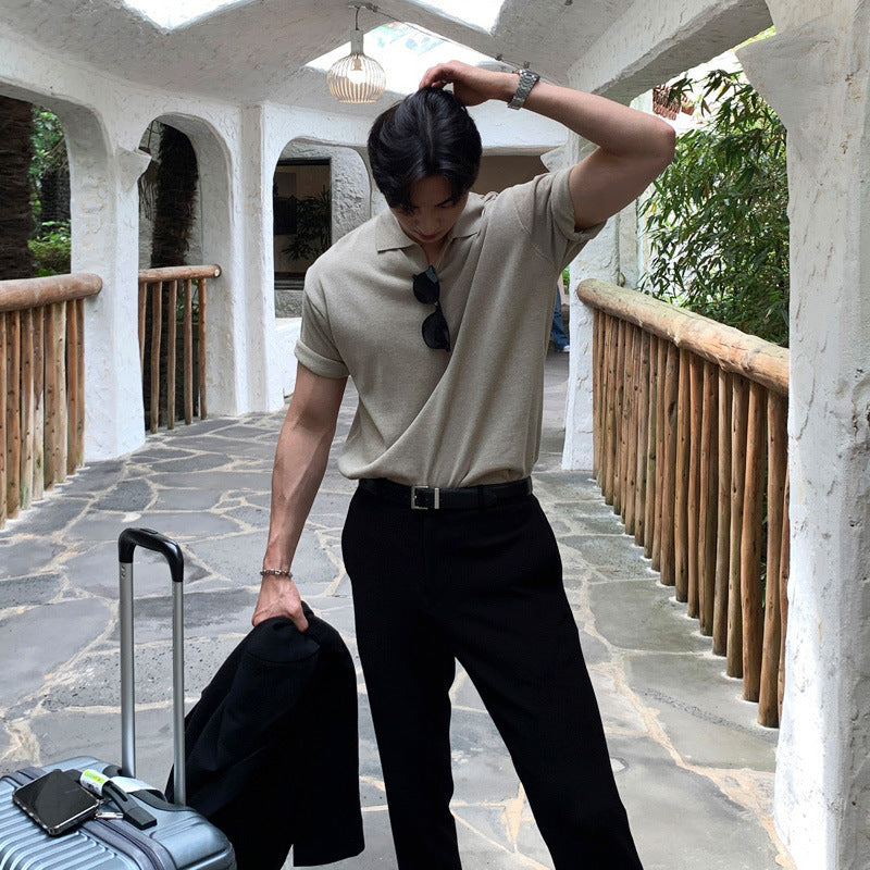 Philip – Slim Fit Poloshirt met Korte Mouwen