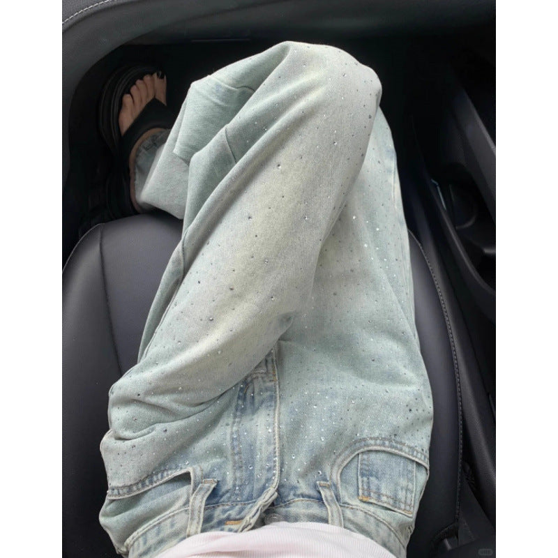 Phoebe – Slim-fit Jeans met Diamanten