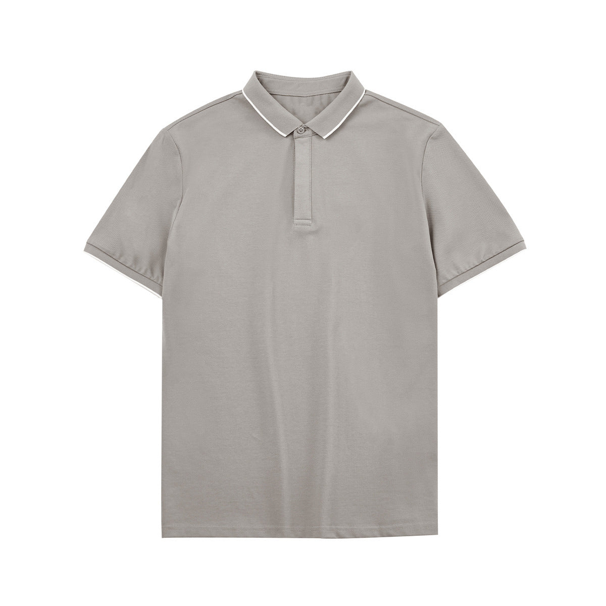 Kenneth – Gestreepte Polo met Contrasterende Kleur Kraag