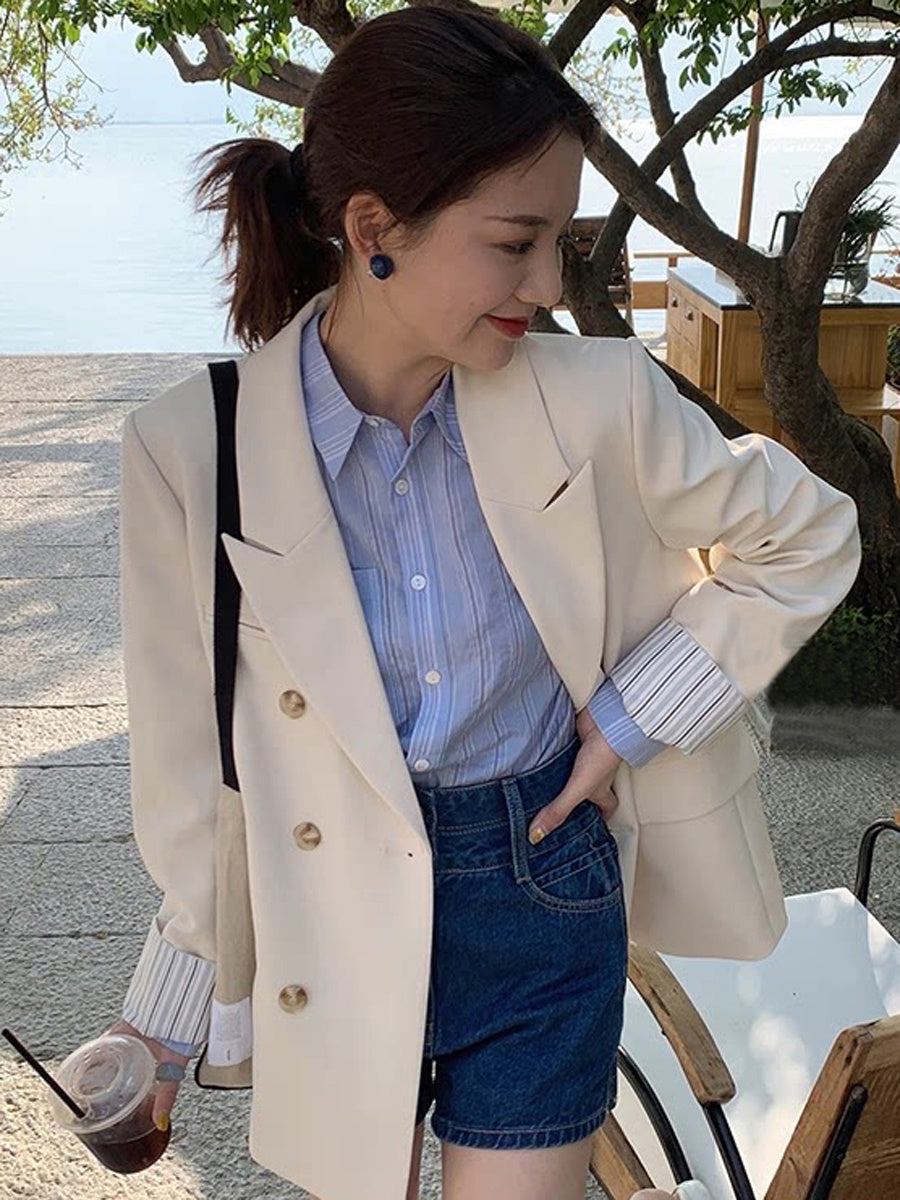 Donna – Non-iron Casual Blazer Top voor Vrouwen