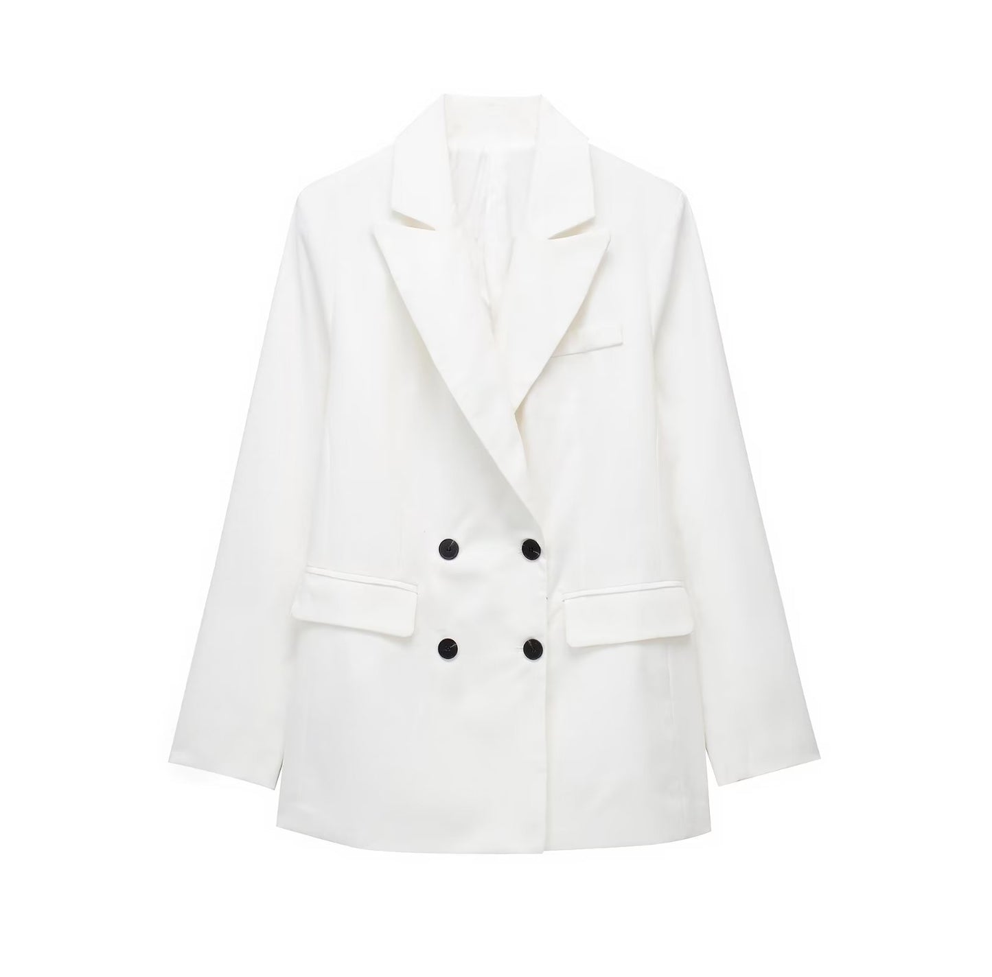 Julie – Linnen Dubbelzijdige Blazer Pak