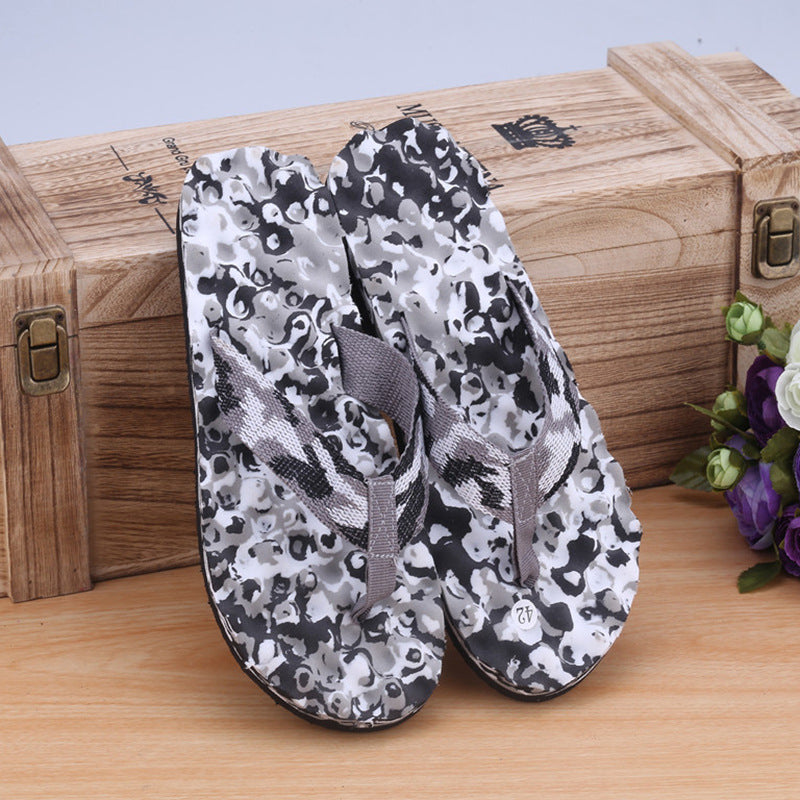 Denis – Slippers met Spiralvormig Patroon en Antislip EVA Zool